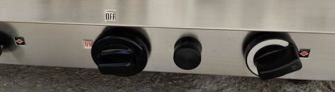 Μεταχειρισμένο Γκριλ Αερίου Τριπλό Επιτραπέζιο 117x70x43Cm  Με Βαλβίδα Εισαγωγής Νερού Για Το Συρτάρι 